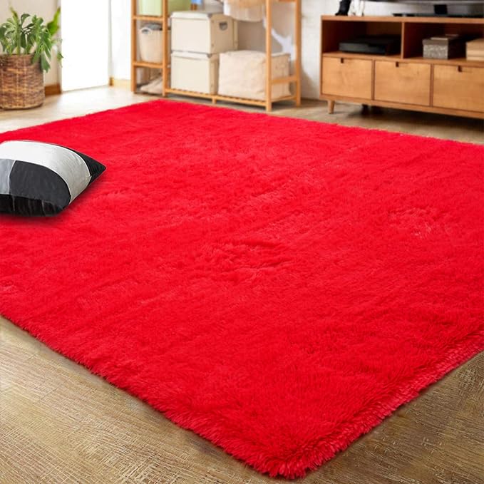 LOCHAS Area Rugs Fluffy Living Room Carpets by LOCHAS