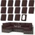 Waterproof Outdoor Cushion Covers, Stretch Patio Slipcovers | UV Resistant by hyha
