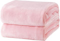 Bedsure GentleSoft Fleece Blankets King Size Pink by Unknown