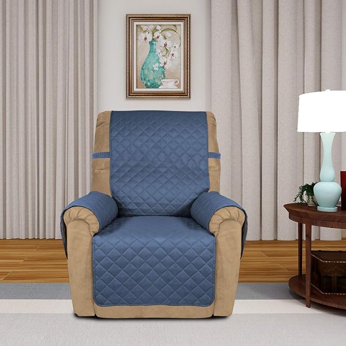 PureFit Reversible Recliner Chair Covers Couch Covers - Image 2