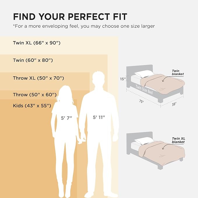 Bedsure GentleSoft Fleece Blanket Twin XL Grey - Image 6