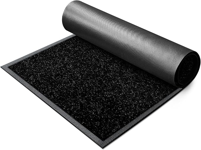 Super Absorbent Front Door Mat, Non-Slip Washable Indoor Doormats, Low Profile by Mibao