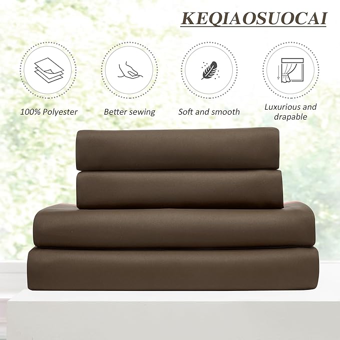 Brown Blackout Curtains 138 Inches Long, Extra Long Pinch Pleats Living Room - Image 5