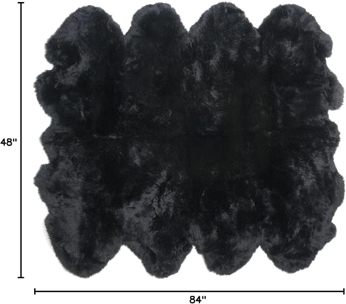 HUAHOO Premium Genuine Sheepskin Rug Real Australia Sheepskin Natural Luxury - Image 2
