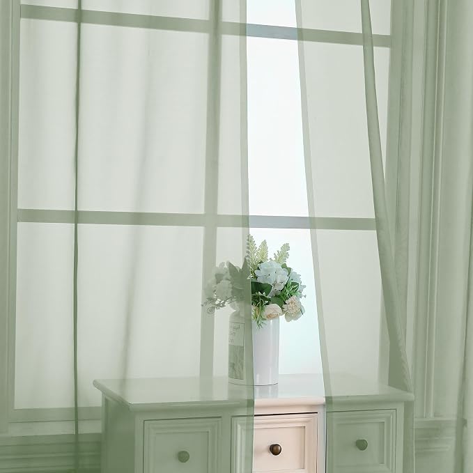 2 Pieces Bedroom Curtains 96" Length - Image 3
