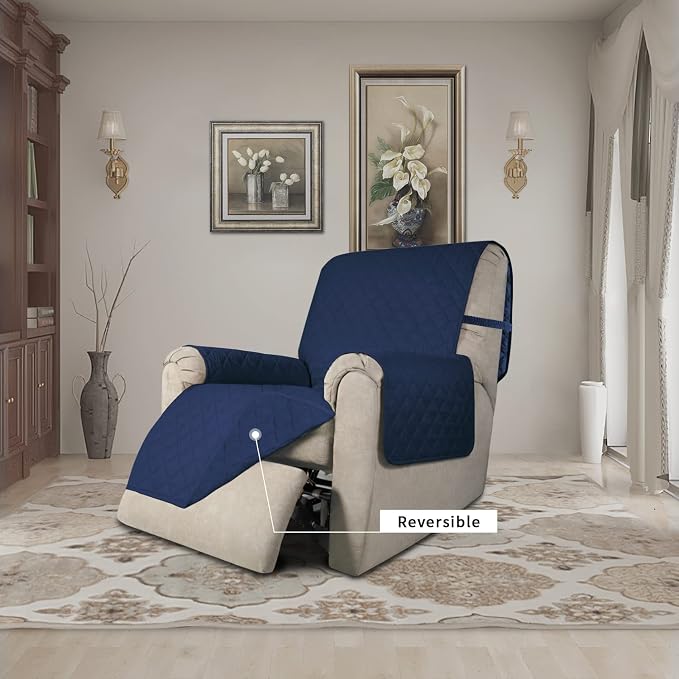 Easy-Going Reversible Couch Cover, Recliner 22 in, Water Resistant Furniture Mat - Image 2