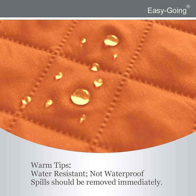 Easy-Going Reversible Couch Cover, 4 Seater Sofa, Washable Slipcover - Image 4