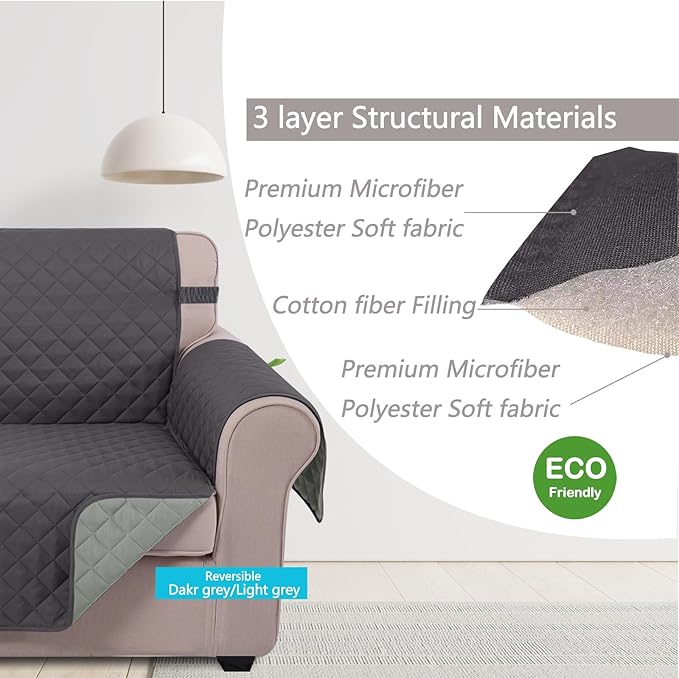 U-NICE HOME Loveseat Sofa Cover - Image 4