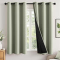 MIULEE Sage Green 100% Blackout Curtains by MIULEE
