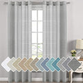 H.VERSAILTEX Elegant Linen and polyester Semi Sheer Curtains by HVERSAILTEX
