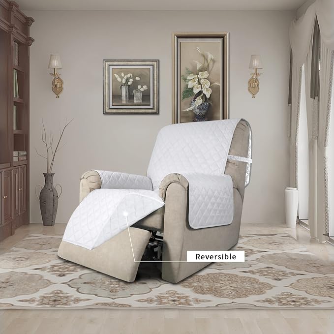 Easy-Going Reversible Couch Cover, Recliner 22 in, Water Resistant Furniture Mat - Image 2
