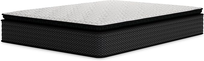 Signature Design by Ashley Limited Edition Pillow Top 13 " Pillow Top Hybrid Mattress with Gel Memory Foam and Edge Support for Cool Sleep and Pressure Relief, King, Fiberglass Free, Mattress In A Box