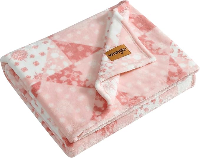 Wrangler - Throw Blanket, Ultra Soft Plush Reversible Bedding, Americana - Image 2