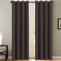 H.VERSAILTEX Brown Blackout Curtains by HVERSAILTEX