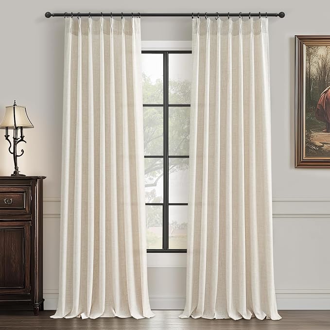 Custom Extra Long 104 Inch Floor to Ceiling Curtains by PleatedDrapes