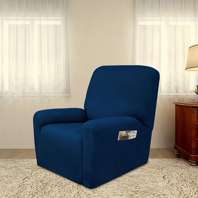 PureFit Stretc Recliner Chair Covers Fleece Soft Couch Covers - Image 2