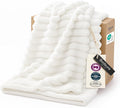 Bedsure Soft Twin Blanket for Bed College Dorm School Off White 60"x80" | by Unknown