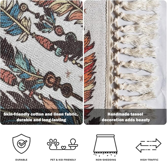 Rug Cute Sky Smiling Sleeping Moon Hearts Stars Clouds Scandinavian Chic Area Rug Washable Hallway Runner Rug Minimalist Home Decor for Living Room Bedroom Nursery Playroom Classroom