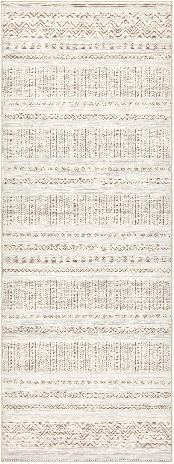 cotiled Hallway 3x8 Runner Rugs Washable Boho Moroccan Soft Rug | Non-Slip - Image 9