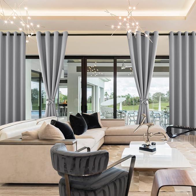 Blackout Curtains for Bedroom, 38 x 72 Inch, 2 Panels | Light Blocking - Image 9