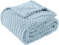 Blue Throw Blanket by LUSSENAHOME