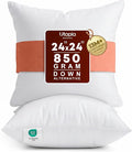 Utopia Bedding 24x24 Pillow Inserts, 2 Pack | Indoor cushion inserts by UTOPIABEDDING