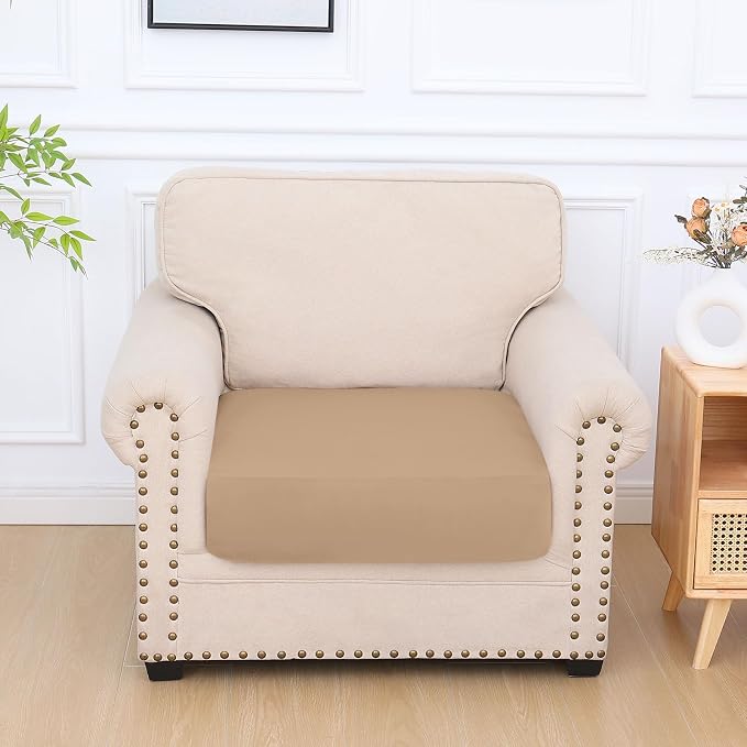 Milk Silk Couch Cushion Covers, Sofa Covers Washable - Image 7