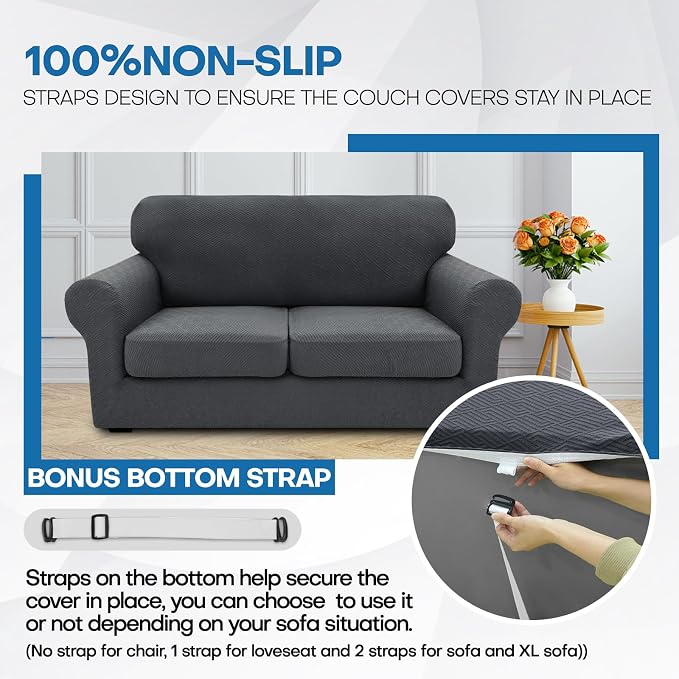 XINEAGE 2026 New 3 Pieces Couch Covers - Image 7