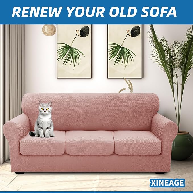 XINEAGE New 4 Pieces Couch Covers - Image 4