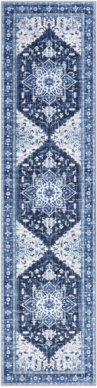 Yamaziot Washable Runner Rug, 2x8 Non-Slip Boho Vintage Hallway Rug Runner - Image 3