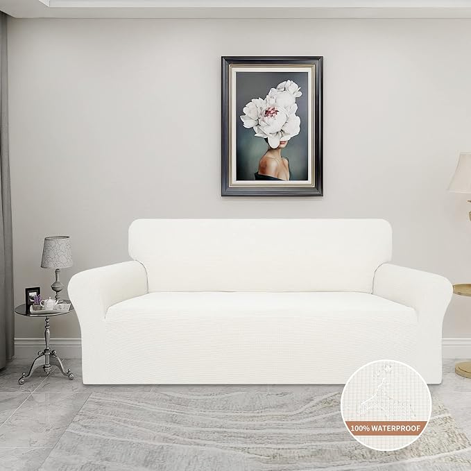 Easy-Going 100% Waterproof Couch Cover, 3 Cushion Oversized Sofa Cover | - Image 2