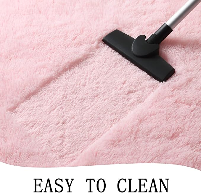 Chicrug Soft Runner Rug for Bedroom Living Room Plush Fluffy Rugs 2x4 | Shag - Image 7