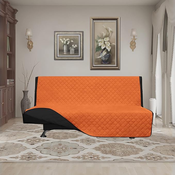 Easy-Going Reversible Couch Cover, Large Futon Sofa, Water Resistant Furniture - Image 2