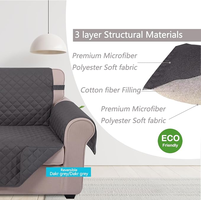 U-NICE HOME Loveseat Sofa Cover - Image 4