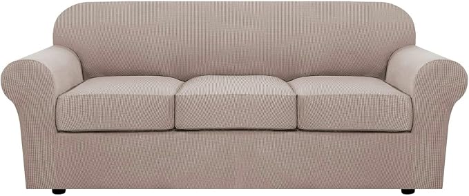 H.VERSAILTEX 4 Piece Stretch Sofa Covers by HVERSAILTEX