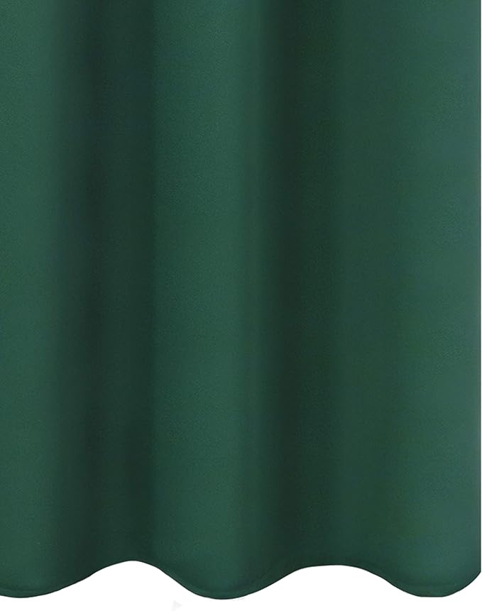 Dark Green Thermal Blackout Curtains/42 x 95 Inch/Set of 2 Panels Room - Image 8