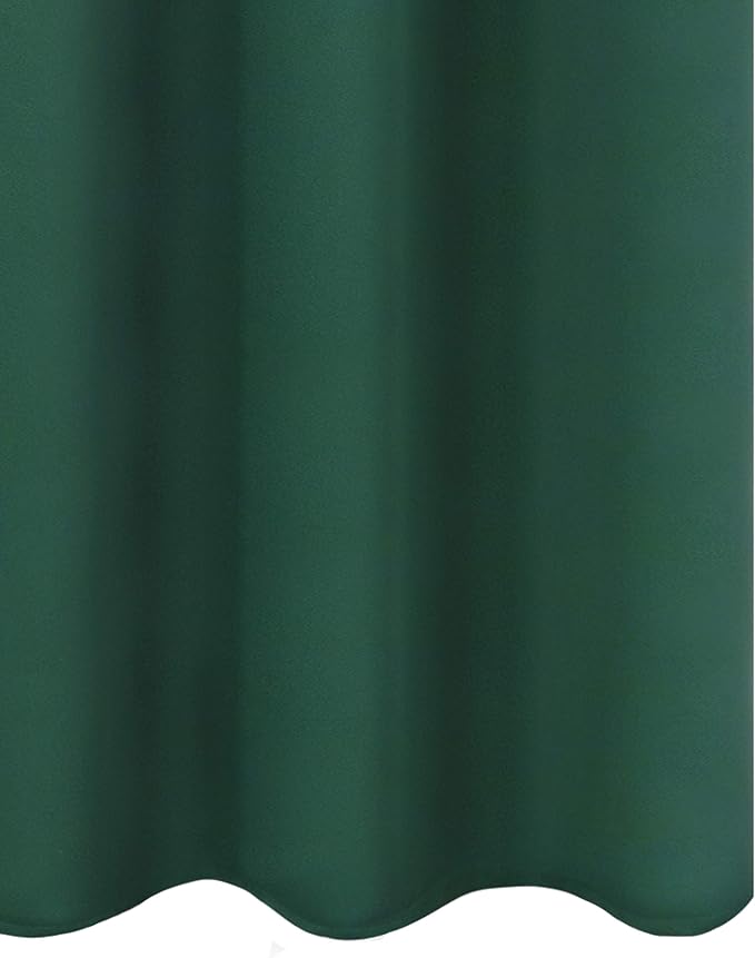Green Blackout Curtains 34 x 54 Inch Length/Set of 2 Curtain Panels/Thermal - Image 9