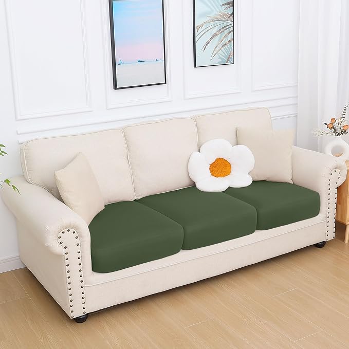 Milk Silk Couch Cushion Covers, Sofa Covers - Image 7