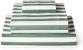 Mellanni Twin Sheets Set - 3 PC Iconic Collection Bedding - Hotel Luxury, Extra Soft, Cooling Bed Sheets - Wrinkle, Fade, Stain Resistant (Twin, Oxford Stripe Sage)