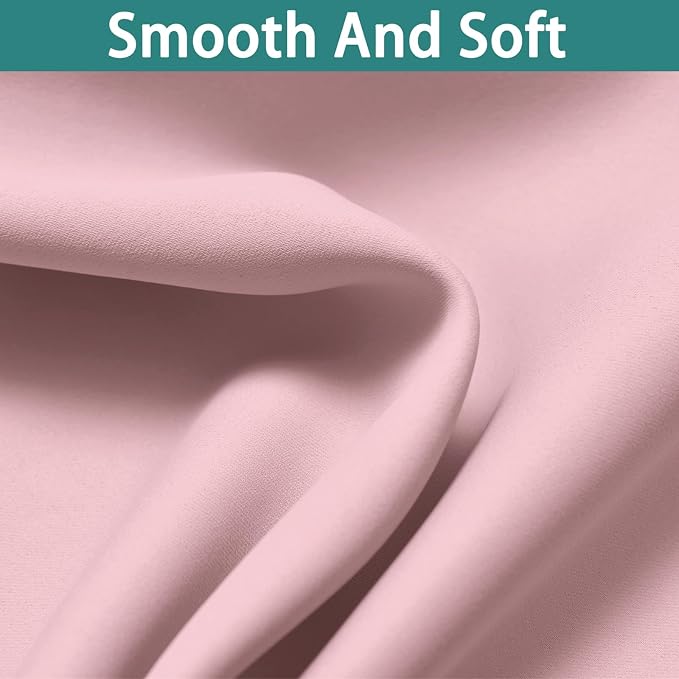 Yakamok Pink Blackout Curtains 84 Inches Long - Image 7