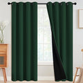 SimpleHome Pine Tree Green 100% Blackout Curtains Room Dark Living Room 84 | by SimpleHome