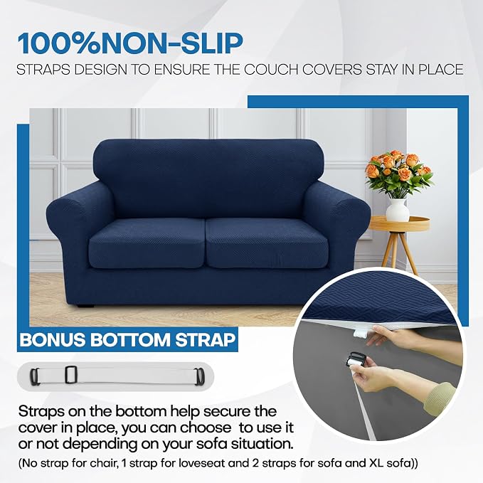 XINEAGE 2026 New 4 Pieces Couch Covers - Image 7