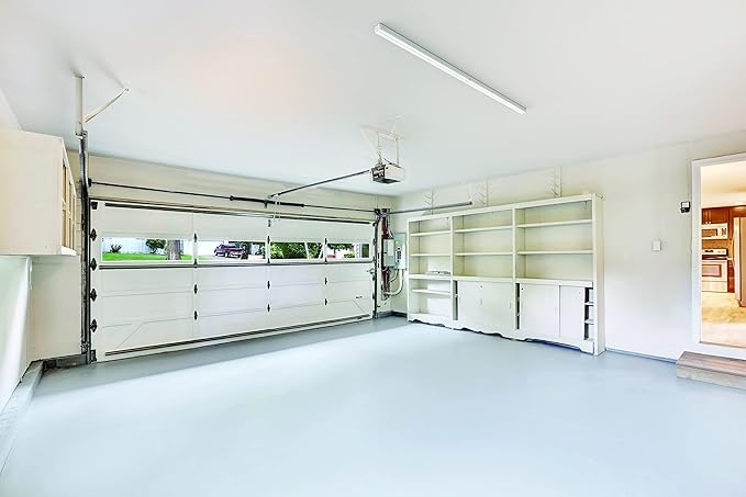 Lithonia Lighting 2 Light LED Strip Light, 4 Foot LED Ceiling Lighting Fixture, 4500 Lumens, 4000K, 80CRI, 35W, Kitchen and Garage Use (MNSL L48 2LL MVOLT 40K 80CRI M6)