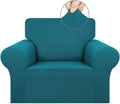 Stretch Chair Sofa Slipcover, Single Couch Cover, Peacock Blue | 1-Piece by KEKUOU