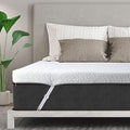 VALUXE 4 Inch Gel Memory Foam Mattress Topper Queen Size High Density Cooling Pad Pressure Relief Bed Topper (with Removable & Washable Bamboo Cover)