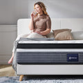S SECRETLAND Queen Mattress, 12 Inch Cooling-Gel Memory Foam and Individually Pocket Innerspring Hybrid Mattress, Queen Bed Mattress in a Box, CertiPUR-US Certified,60”*80”, Medium Feel