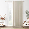 Extra Wide 100% Blackout Linen Curtains by Guken