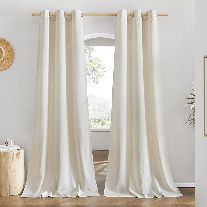 NICETOWN Linen Polyester Curtains by NICETOWN