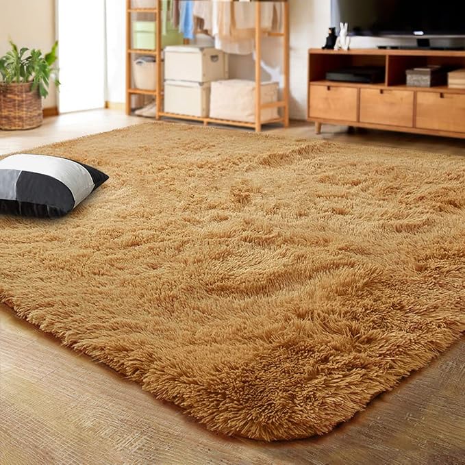 LOCHAS Area Rugs Fluffy Living Room Carpets by LOCHAS