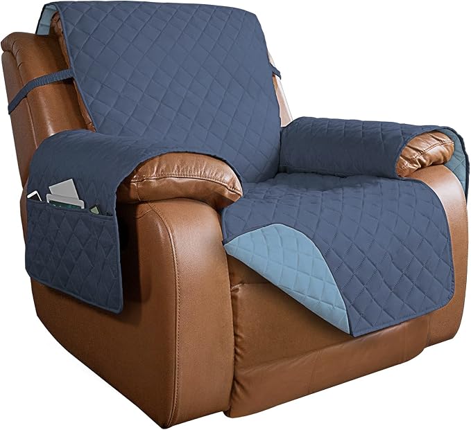 PureFit Reversible Recliner Chair Covers Couch Covers by PureFit